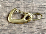 Load image into Gallery viewer, Brass Key Karabiner
