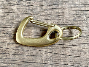 Brass Key Karabiner