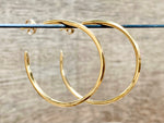 Load image into Gallery viewer, Pressed Hoops, Medium
