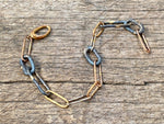 Load image into Gallery viewer, Gold &amp; Silver Heavy Link Bracelet
