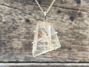 Rutilated Quartz Pendant