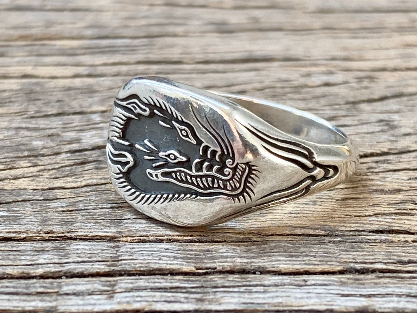 Dragon-Dog Signet Ring