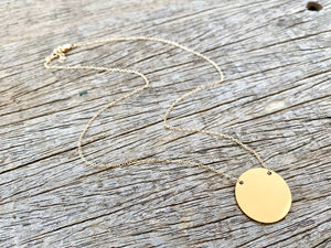 Shiny Coin Necklace