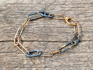 Gold & Silver Heavy Link Bracelet