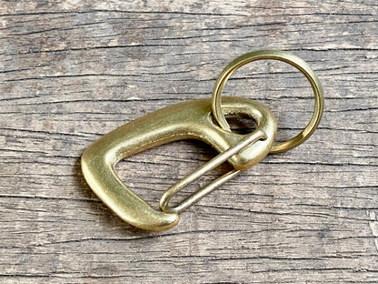 Brass Key Karabiner