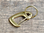 Load image into Gallery viewer, Brass Key Karabiner
