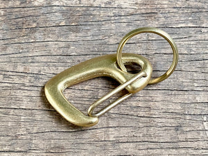 Brass Key Karabiner