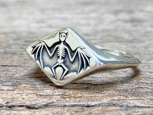 Bat Signet Ring