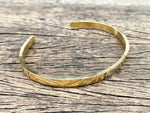 Load image into Gallery viewer, Hammered Brass Cuff
