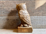 Load image into Gallery viewer, Hand Carved Wooden Barn Owl
