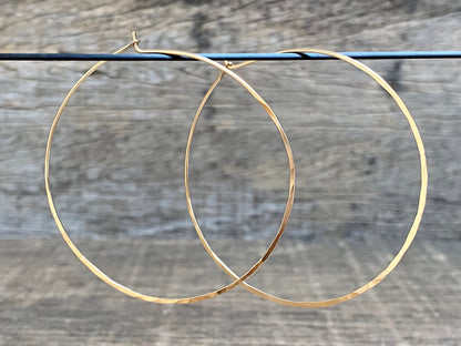 Large Hammered Hoops