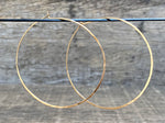 Load image into Gallery viewer, Large Hammered Hoops
