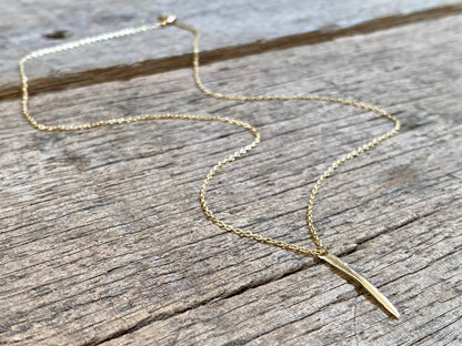 Gold Spike Necklace