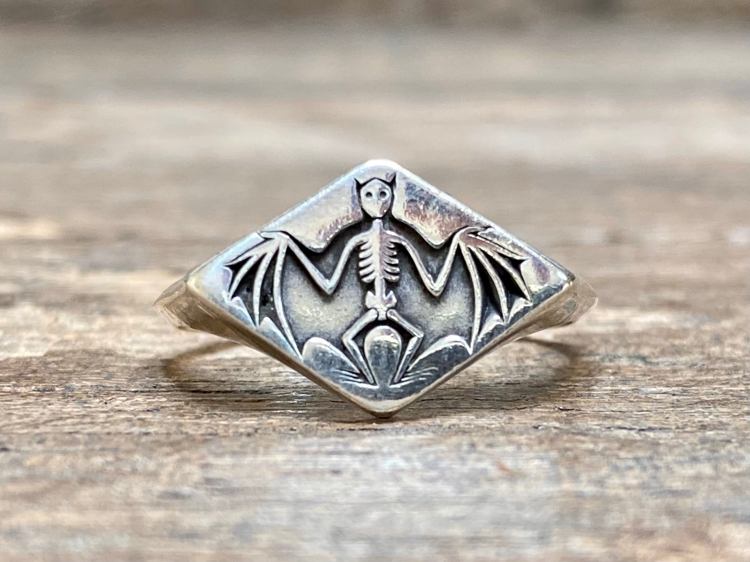 Bat Signet Ring