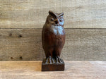 Load image into Gallery viewer, Little Carved Wooden Owl
