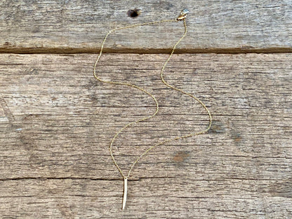 Gold Spike Necklace