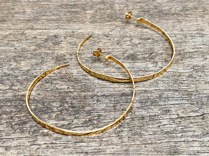 Hammered Hoops, Large