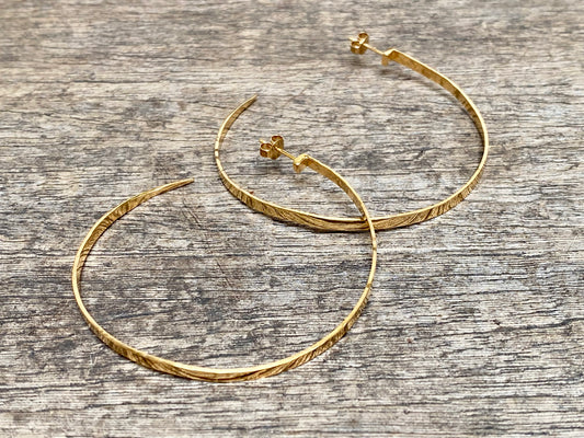 Hammered Hoops, Large