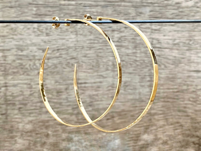 Hammered Hoops, Large