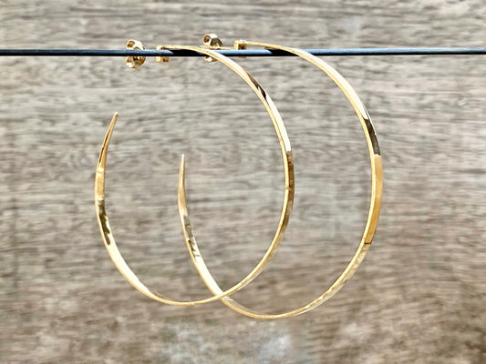 Hammered Hoops, Large