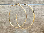Load image into Gallery viewer, Hammered Hoops, Large
