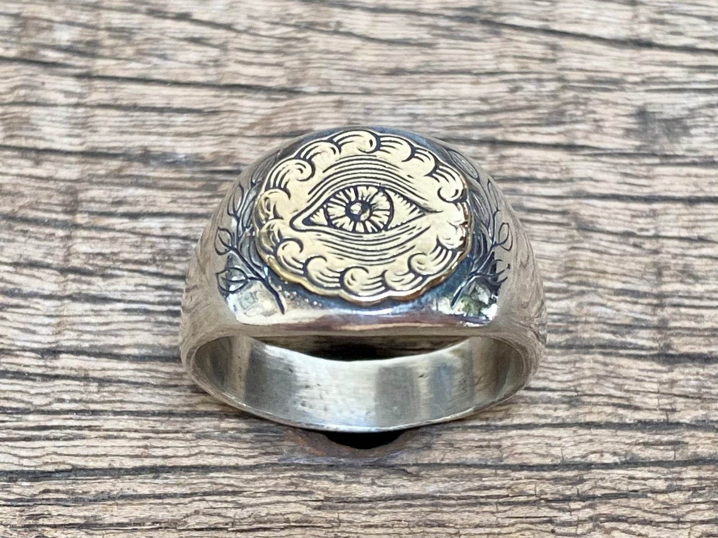 All Seeing Eye Signet Ring