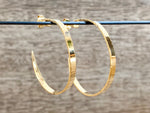 Load image into Gallery viewer, Hammered Hoops, Medium
