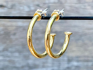 Fatty Hoop Earrings