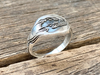 Dragon-Dog Signet Ring