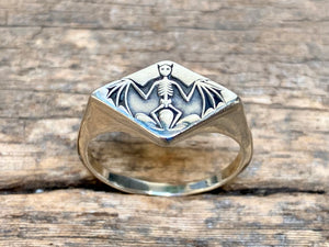 Bat Signet Ring