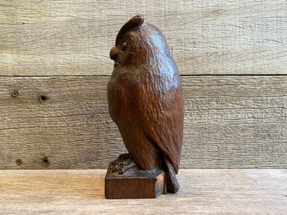 Little Carved Wooden Owl