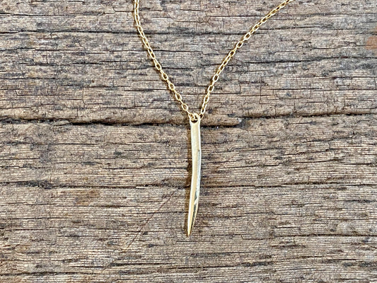 Gold Spike Necklace