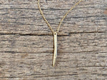 Load image into Gallery viewer, Gold Spike Necklace
